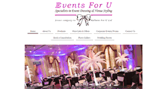 Desktop Screenshot of eventsforu.co.uk
